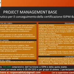 Corso propedeutico per il conseguimento della certificazione ISIPM-Base®